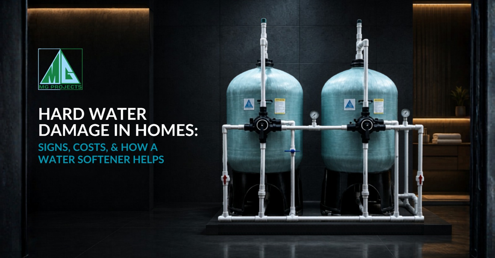 Hard Water Damage in Homes: Signs, Costs, and How a Water Softener Helps