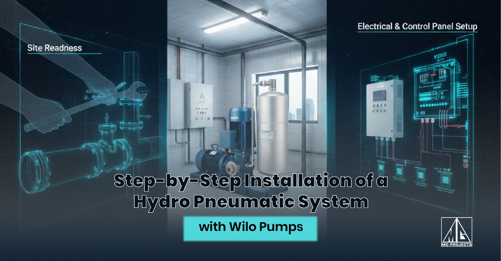 Step-by-Step Installation of a Hydro Pneumatic System (with Wilo Pumps)