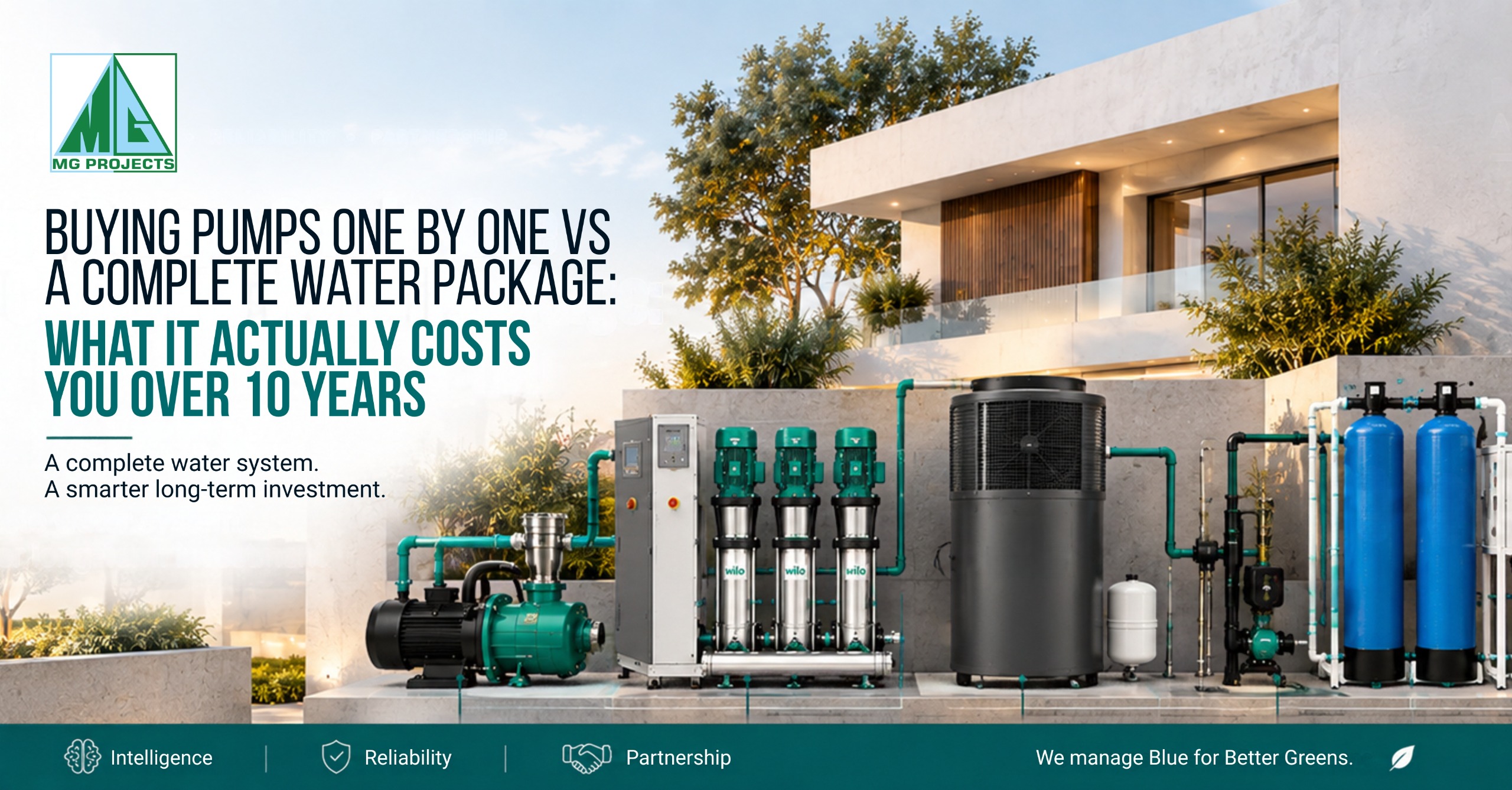 Buying Pumps One by One vs a Complete Water Package: What It Actually Costs You Over 10 Years
