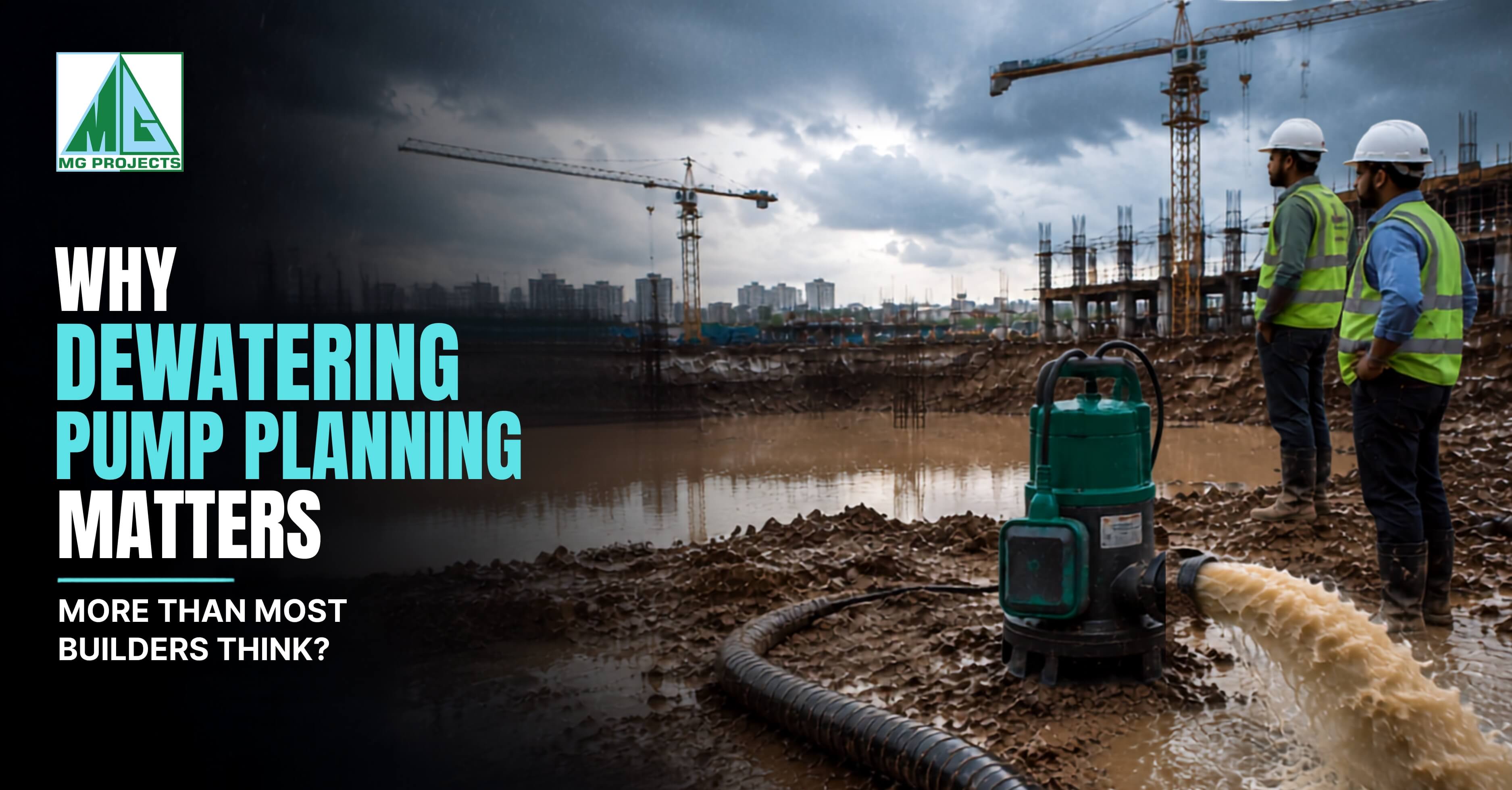 Why Dewatering Pump Planning Matters More Than Most Builders Think