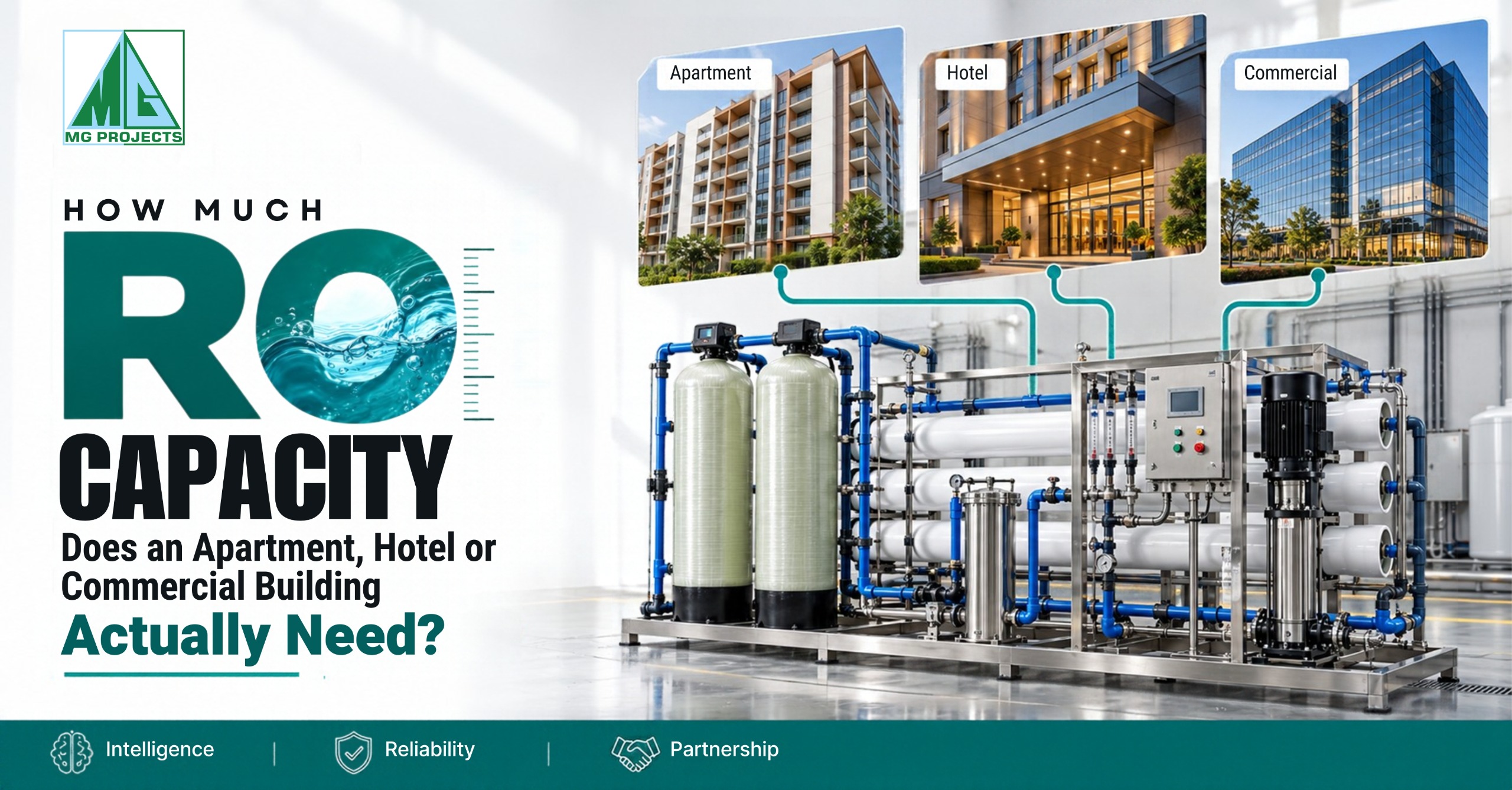How Much RO Capacity Does an Apartment, Hotel or Commercial Building Actually Need?