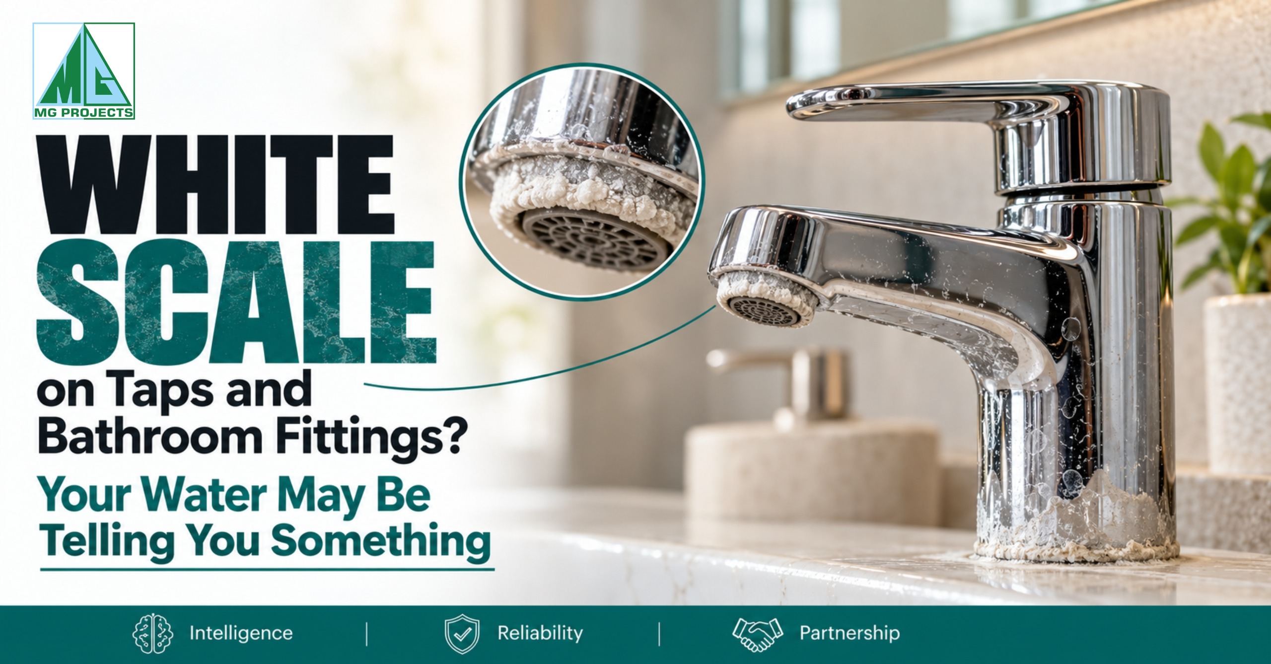 White Scale on Taps and Bathroom Fittings? Your Water May Be Telling You Something