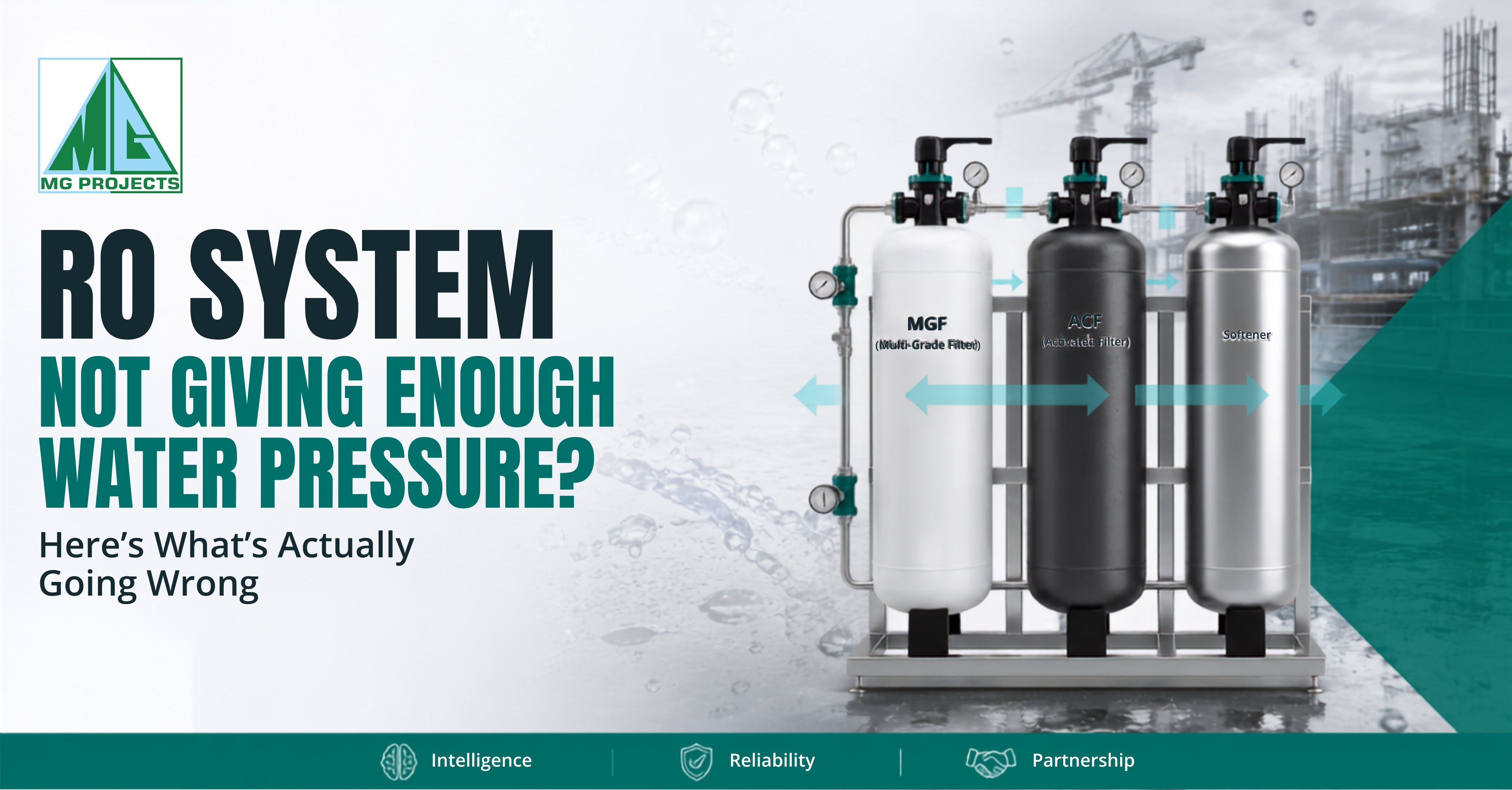 RO System Not Giving Enough Water Pressure? Here's What's Actually Going Wrong