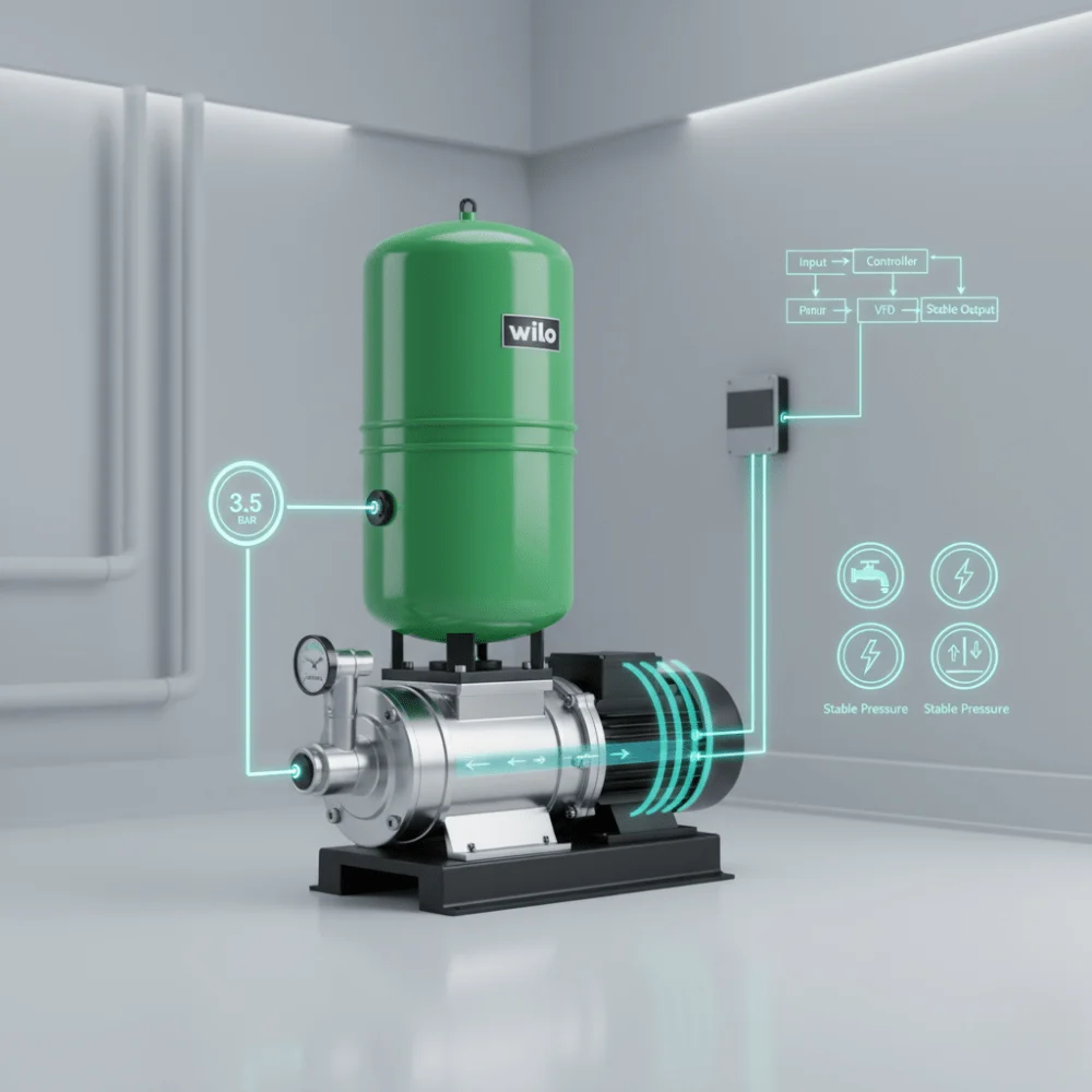 MG Projects: Domestic Pressure Booster System MG Projects: Domestic Pressure Booster System