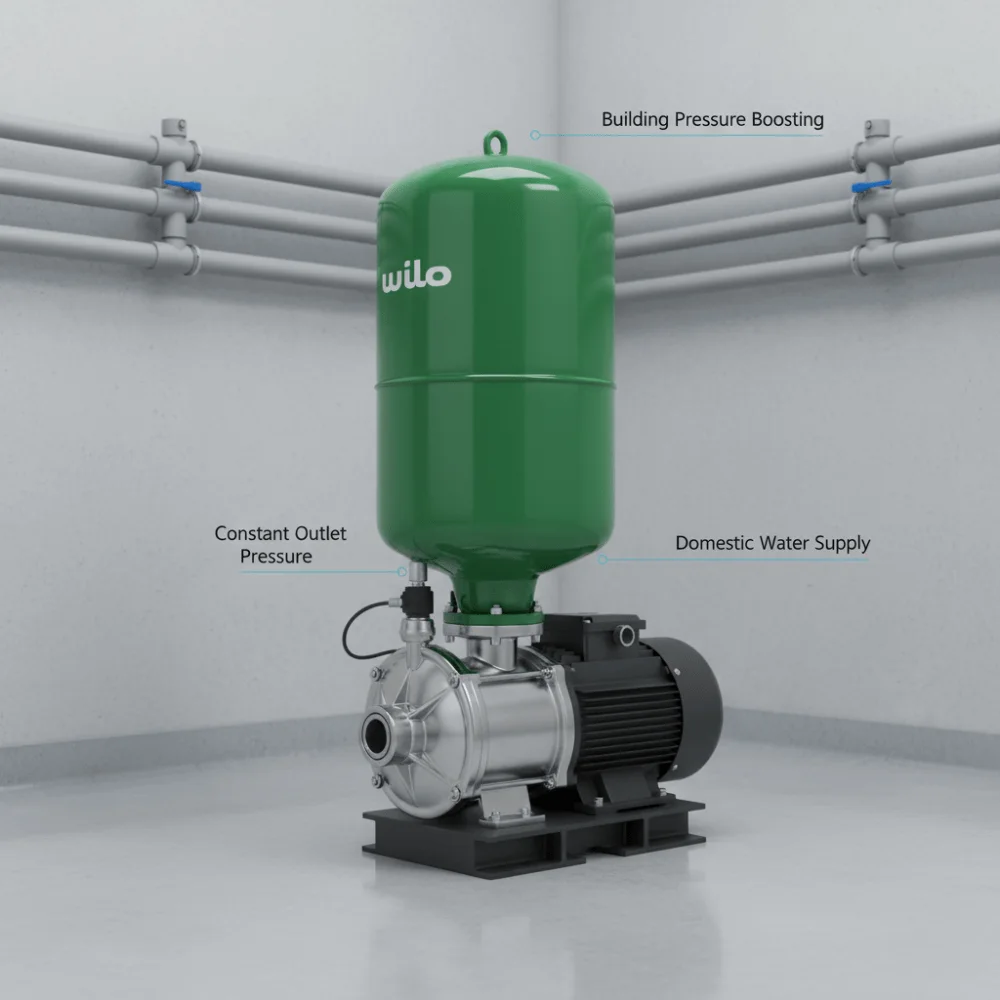 MG Projects: Domestic Pressure Booster System MG Projects: Domestic Pressure Booster System