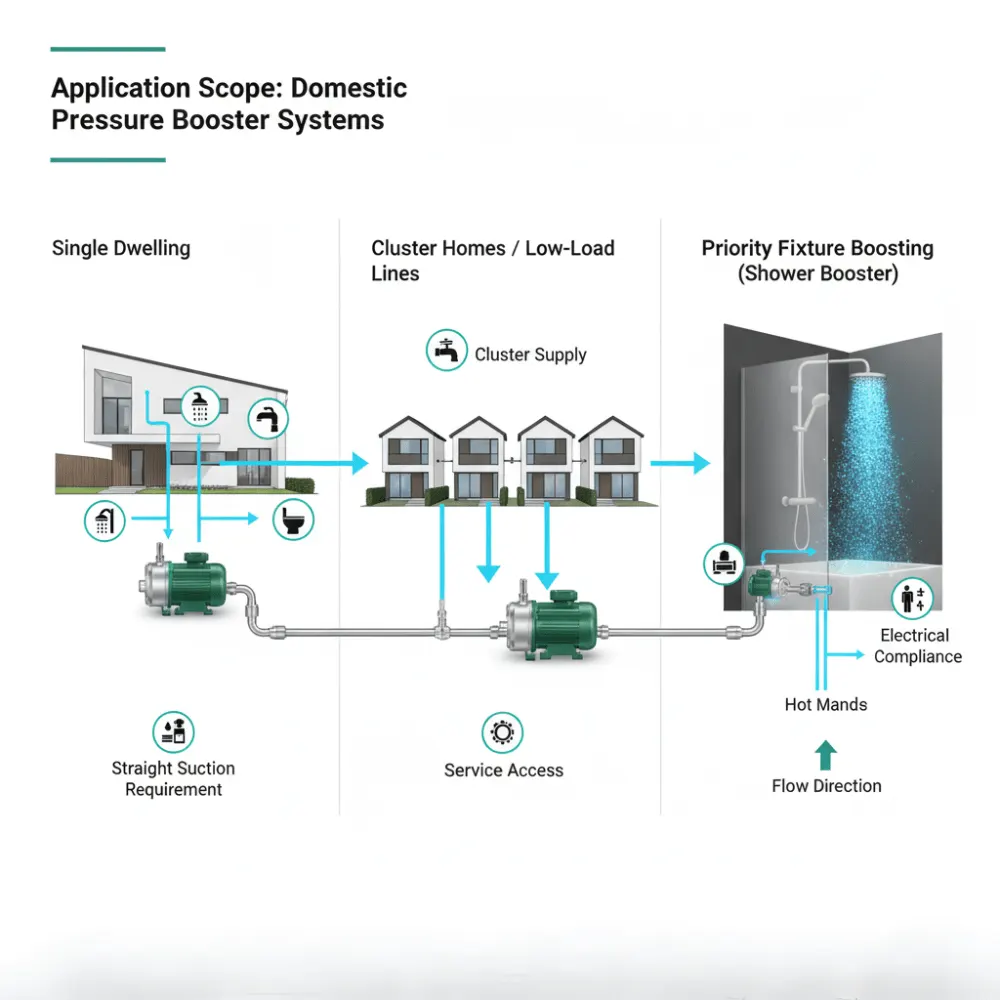 MG Projects: Domestic Pressure Booster System MG Projects: Domestic Pressure Booster System